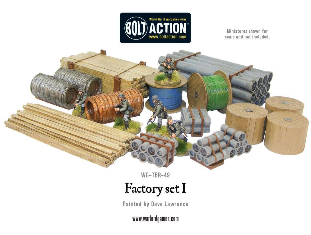 Factory Set 1 Accessories Warlord Games | Red Claw Gaming