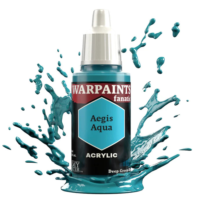 WARPAINTS: FANATIC ACRYLIC AEGIS AQUA Paint Army Painter    | Red Claw Gaming