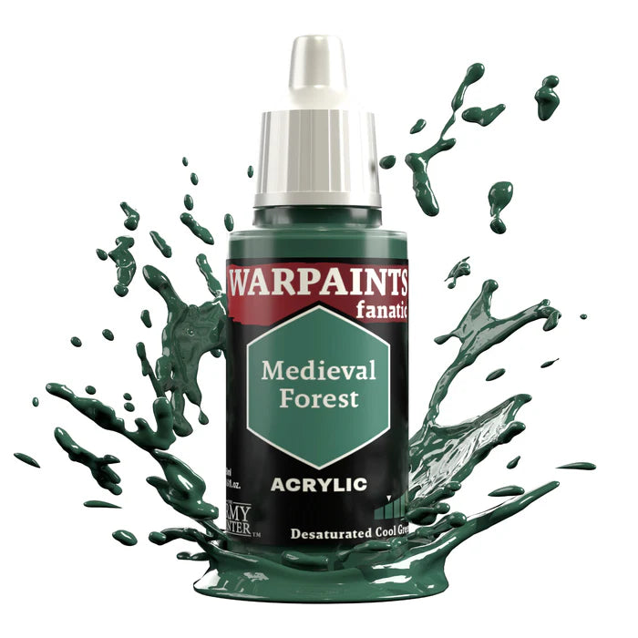 WARPAINTS: FANATIC ACRYLIC MEDIEVAL FOREST Paint Army Painter    | Red Claw Gaming