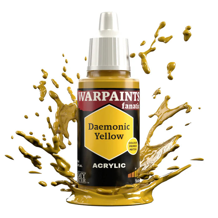 WARPAINTS: FANATIC ACRYLIC DAEMONIC YELLOW Paint Army Painter    | Red Claw Gaming