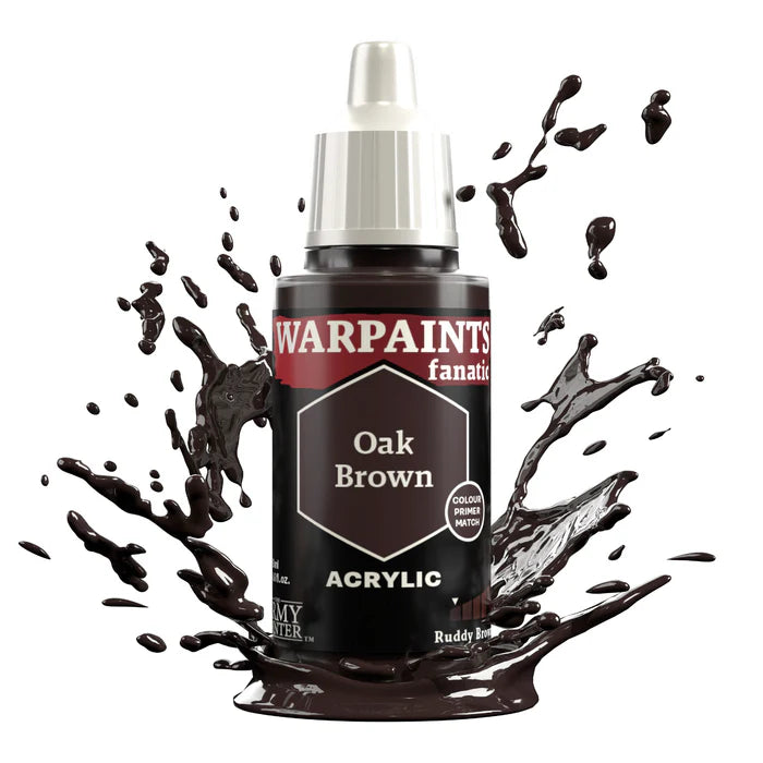 WARPAINTS: FANATIC ACRYLIC OAK BROWN Paint Army Painter    | Red Claw Gaming
