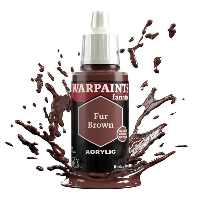 WARPAINTS: FANATIC ACRYLIC FUR BROWN Paint Army Painter    | Red Claw Gaming