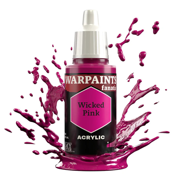 WARPAINTS: FANATIC ACRYLIC WICKED PINK Paint Army Painter    | Red Claw Gaming