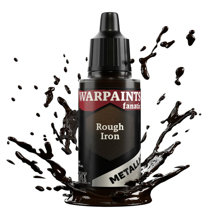 WARPAINTS: FANATIC METALLICS ROUGH IRON Paint Army Painter    | Red Claw Gaming