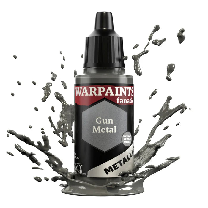 WARPAINTS: FANATIC METALLICS GUN METAL Paint Army Painter    | Red Claw Gaming