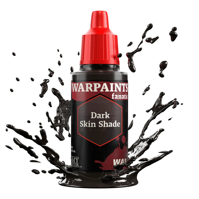 WARPAINTS: FANATIC WASH DARK SKIN SHADE Paint Army Painter    | Red Claw Gaming