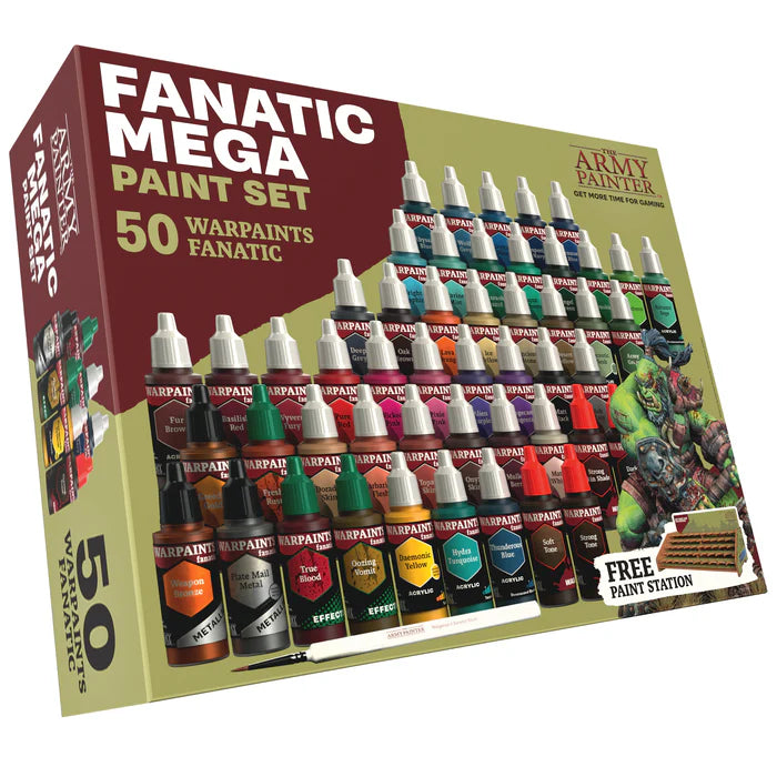 WARPAINTS: FANATIC MEGA PAINT SET Paint Army Painter    | Red Claw Gaming