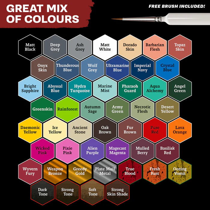 WARPAINTS: FANATIC MEGA PAINT SET Paint Army Painter    | Red Claw Gaming