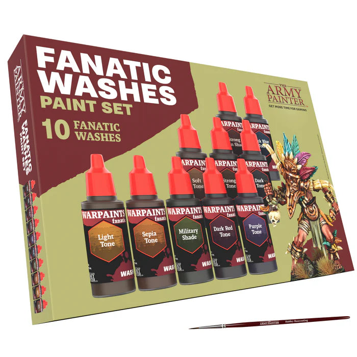 WARPAINTS: FANATIC WASHES PAINT SET Paint Army Painter    | Red Claw Gaming