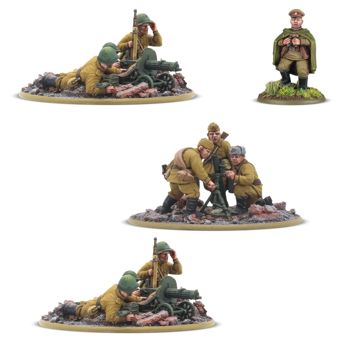 Heavy Weapons Platoon Soviet Warlord Games | Red Claw Gaming