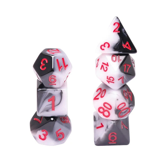 WARRIOR RPG DICE SET Dice & Counters Foam Brain Games    | Red Claw Gaming