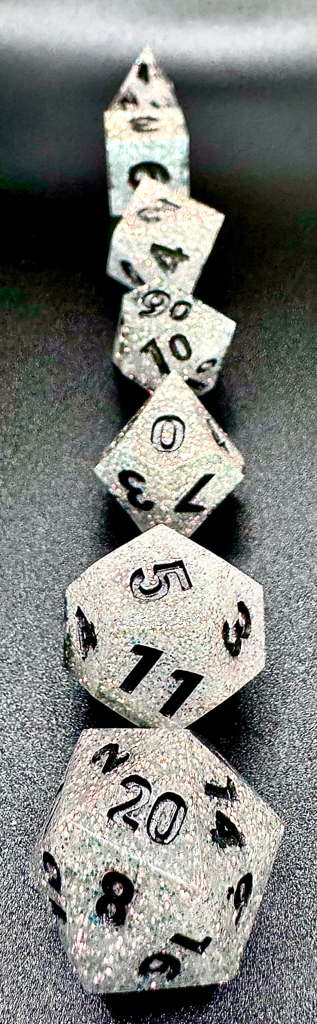Siren's Forge - Winter Snow Dice Set | Red Claw Gaming