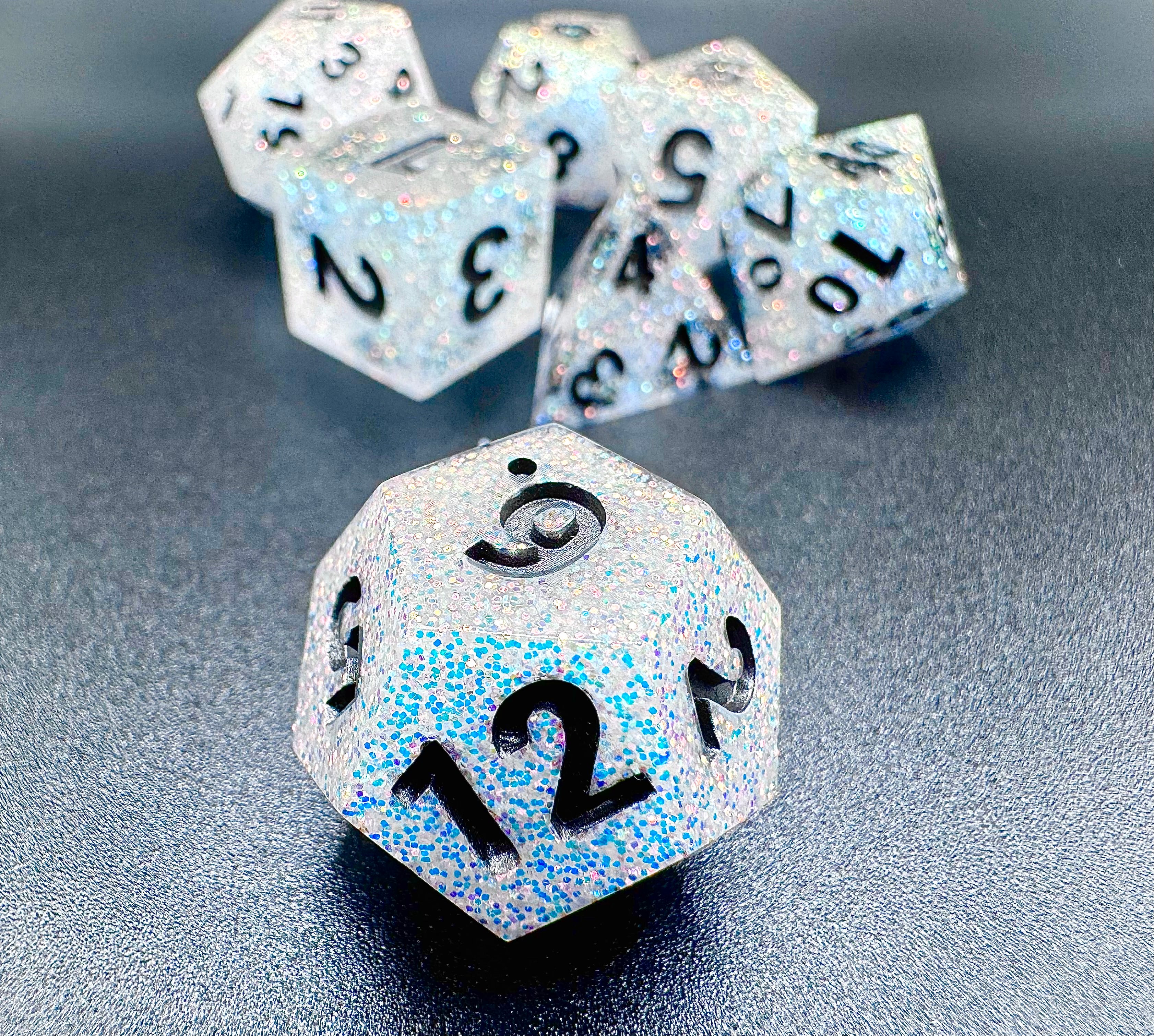 Siren's Forge - Winter Snow Dice Set | Red Claw Gaming