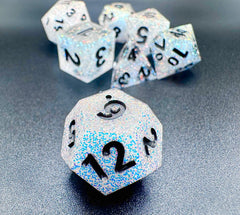 Siren's Forge - Winter Snow Dice Set | Red Claw Gaming