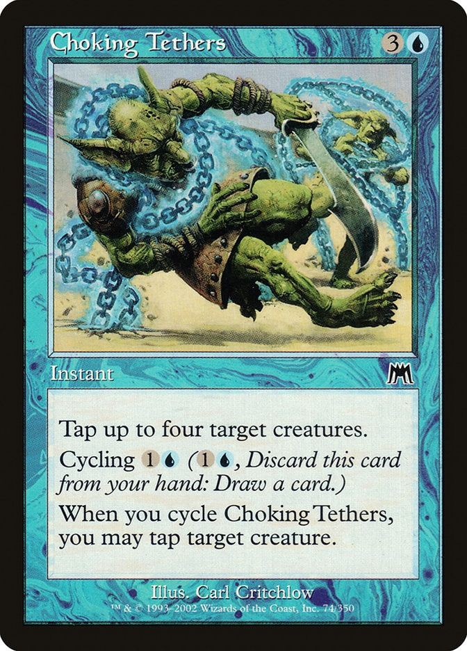 Choking Tethers [Onslaught] MTG Single Magic: The Gathering | Red Claw Gaming