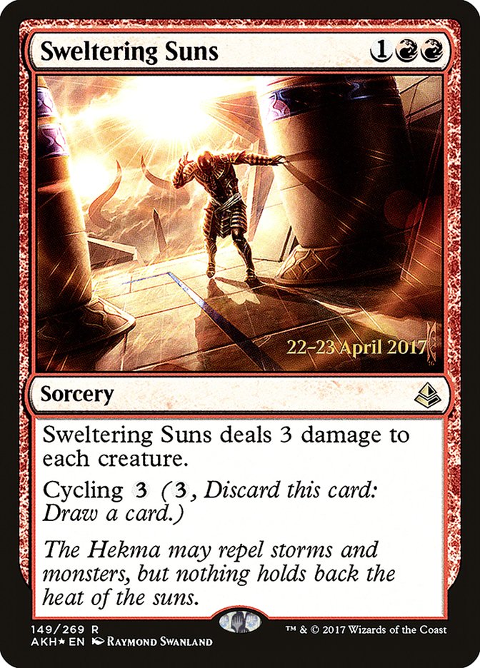 Sweltering Suns [Amonkhet Prerelease Promos] MTG Single Magic: The Gathering | Red Claw Gaming