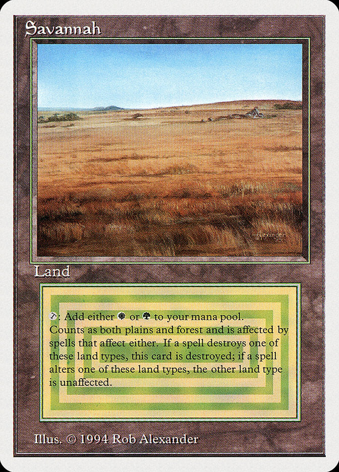 Savannah [Summer Magic / Edgar] MTG Single Magic: The Gathering | Red Claw Gaming