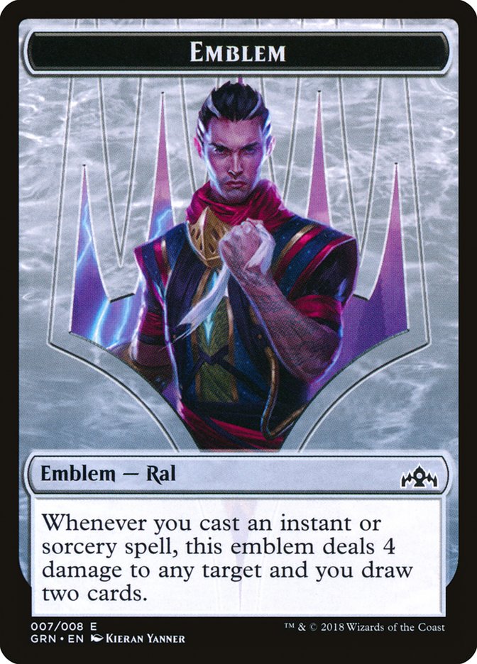 Ral, Izzet Viceroy Emblem [Guilds of Ravnica Tokens] MTG Single Magic: The Gathering | Red Claw Gaming