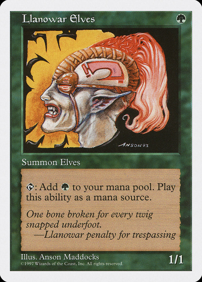 Llanowar Elves [Fifth Edition] MTG Single Magic: The Gathering | Red Claw Gaming