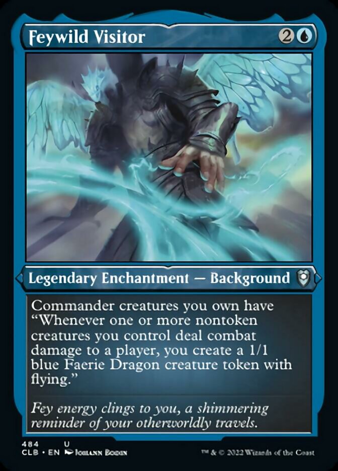 Feywild Visitor (Foil Etched) [Commander Legends: Battle for Baldur's Gate] MTG Single Magic: The Gathering | Red Claw Gaming