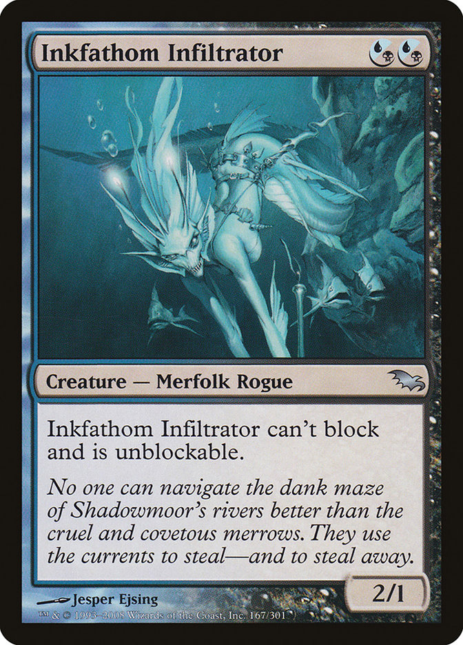 Inkfathom Infiltrator [Shadowmoor] MTG Single Magic: The Gathering | Red Claw Gaming