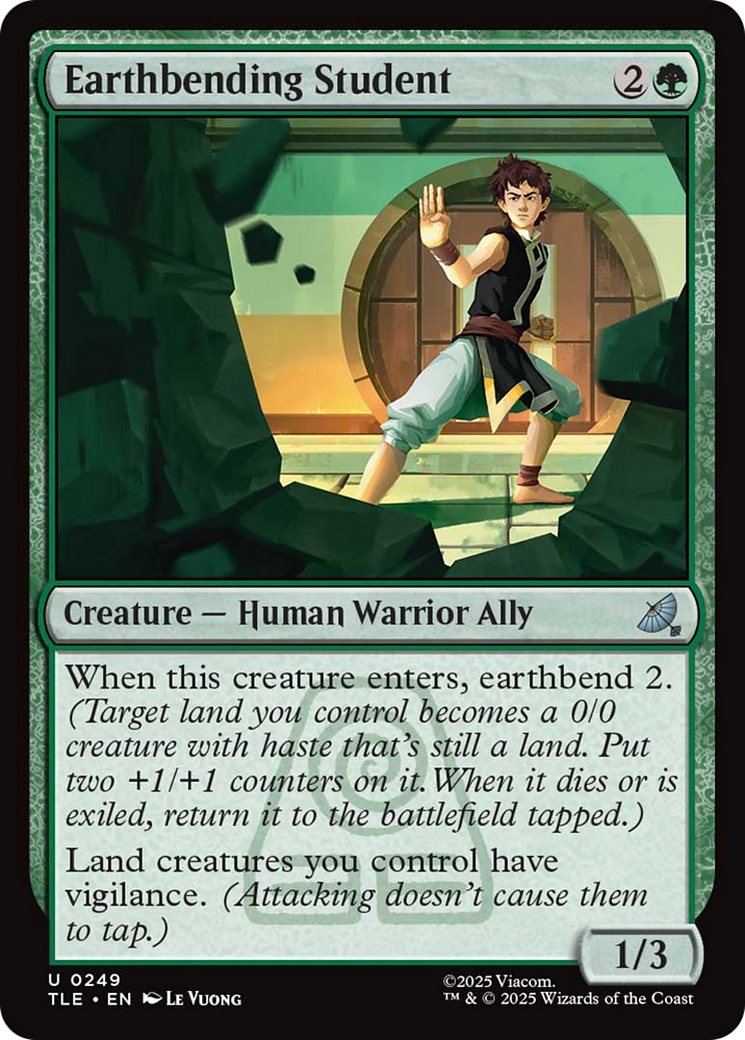 Earthbending Student [Avatar: The Last Airbender: Eternal-Legal] MTG Single Magic: The Gathering | Red Claw Gaming