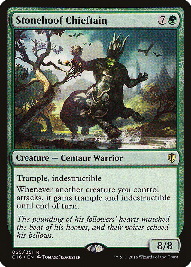 Stonehoof Chieftain [Commander 2016] MTG Single Magic: The Gathering | Red Claw Gaming