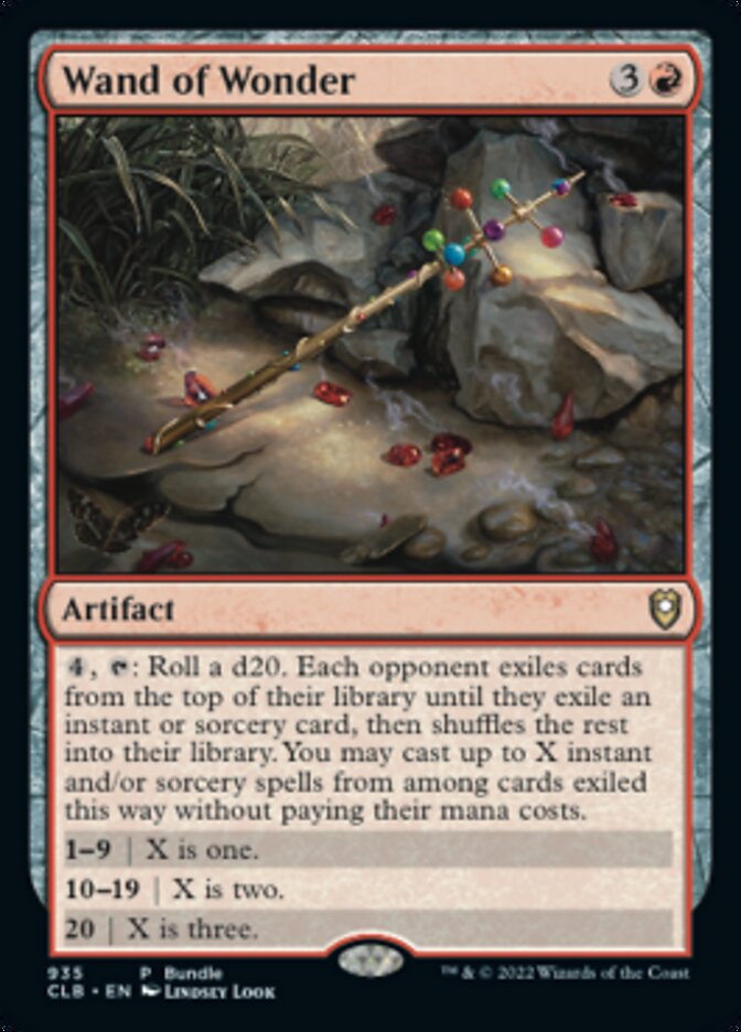 Wand of Wonder (Bundle) [Commander Legends: Battle for Baldur's Gate] MTG Single Magic: The Gathering | Red Claw Gaming