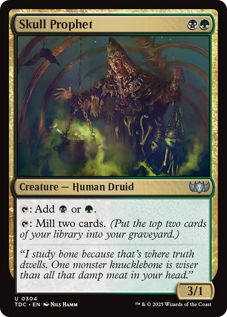 Skull Prophet [Tarkir: Dragonstorm Commander] MTG Single Magic: The Gathering | Red Claw Gaming