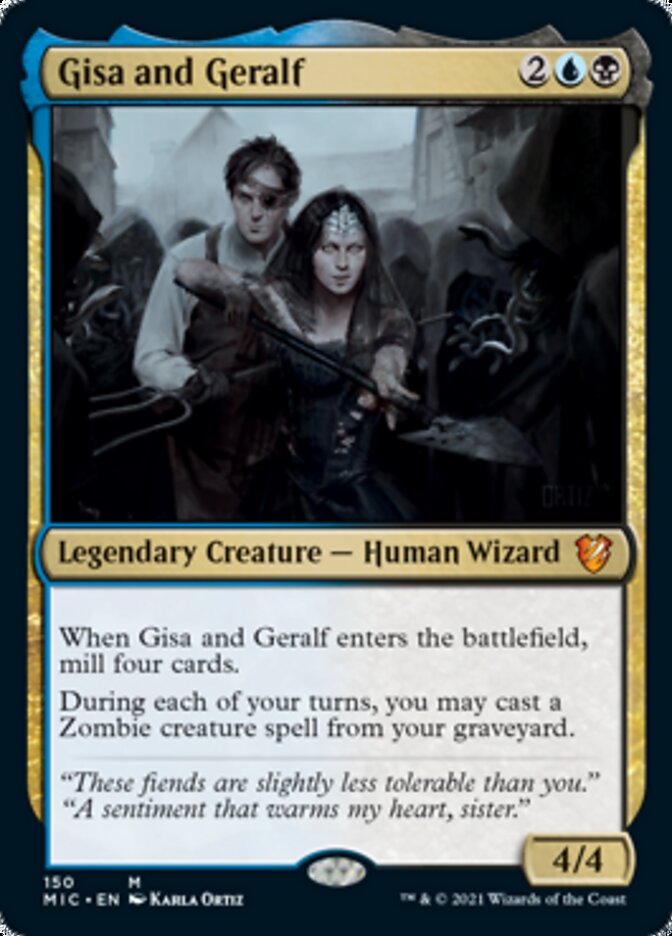 Gisa and Geralf [Innistrad: Midnight Hunt Commander] MTG Single Magic: The Gathering | Red Claw Gaming