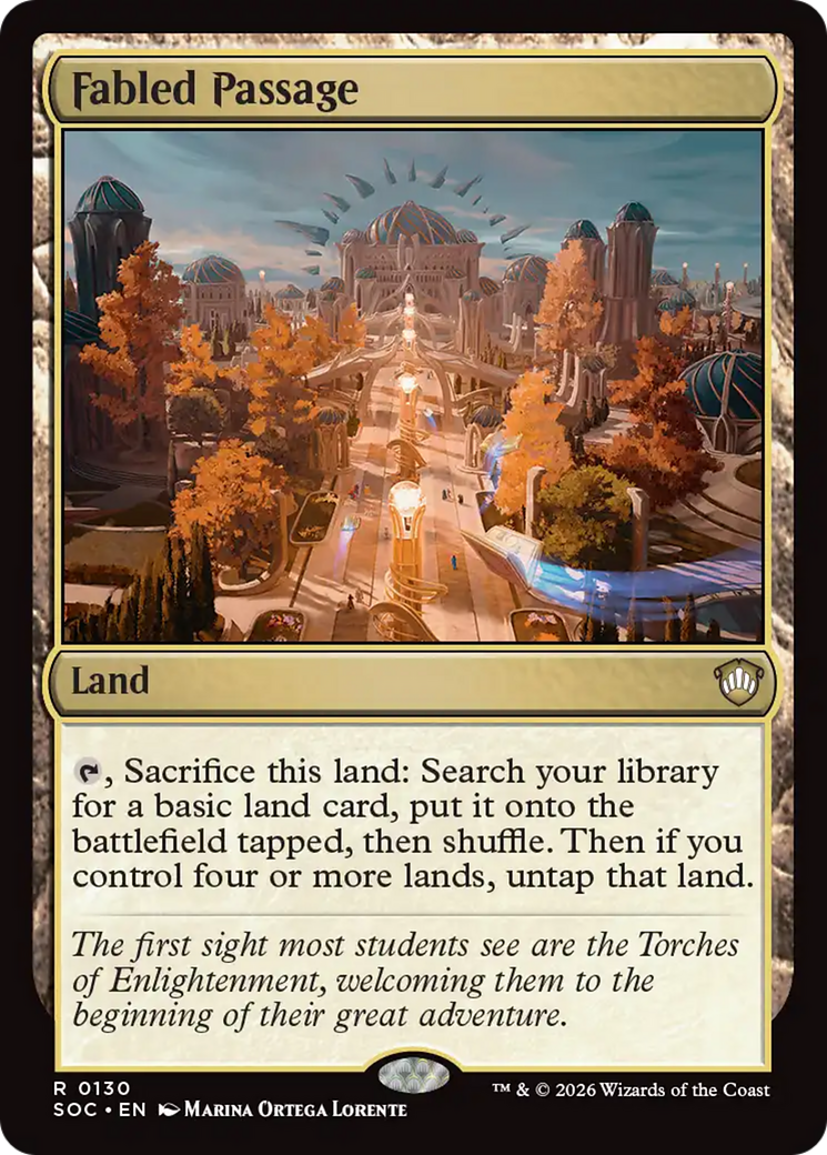 Fabled Passage [Secrets of Strixhaven Commander] MTG Single Magic: The Gathering | Red Claw Gaming