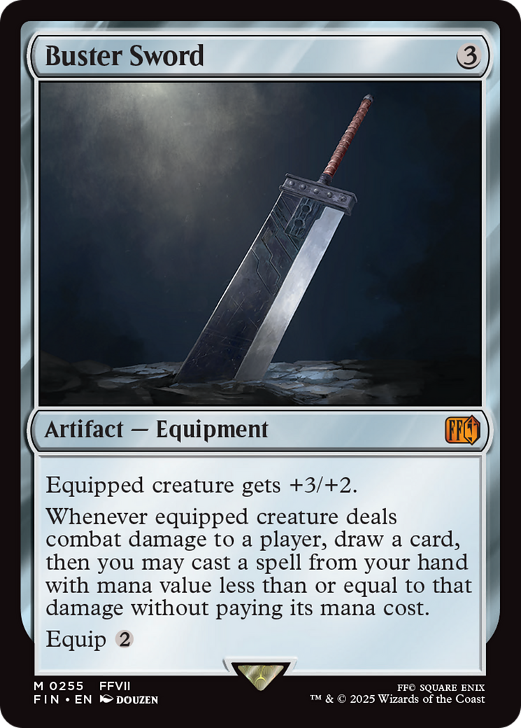 Buster Sword [FINAL FANTASY] MTG Single Magic: The Gathering | Red Claw Gaming