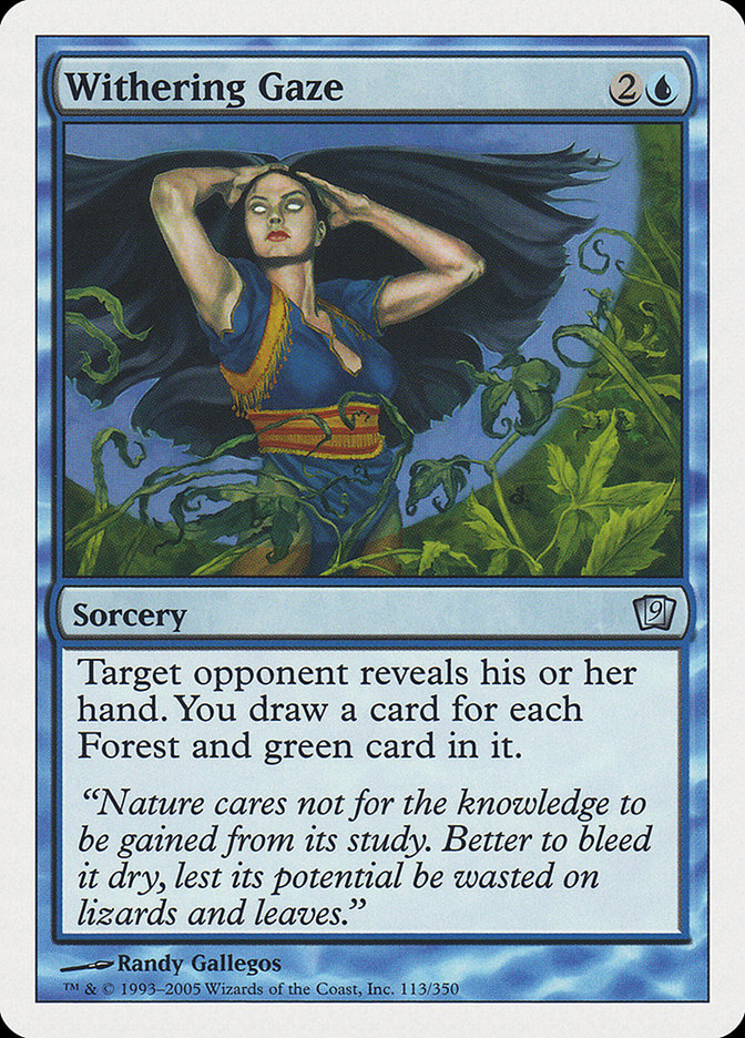 Withering Gaze [Ninth Edition] MTG Single Magic: The Gathering | Red Claw Gaming