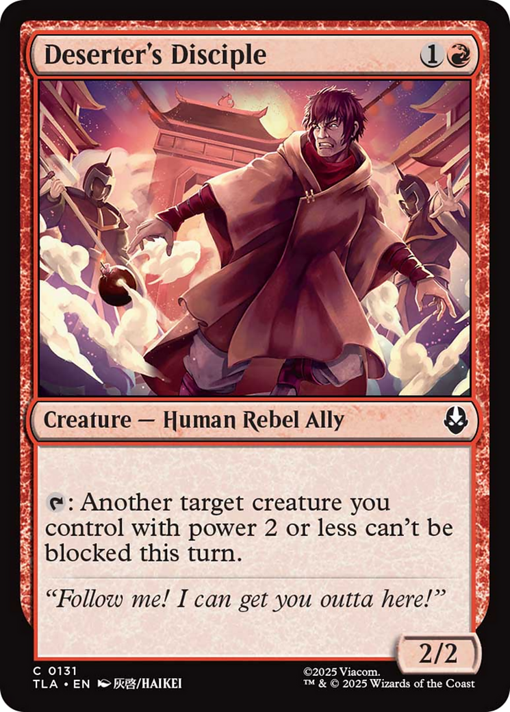 Deserter's Disciple [Avatar: The Last Airbender] MTG Single Magic: The Gathering | Red Claw Gaming