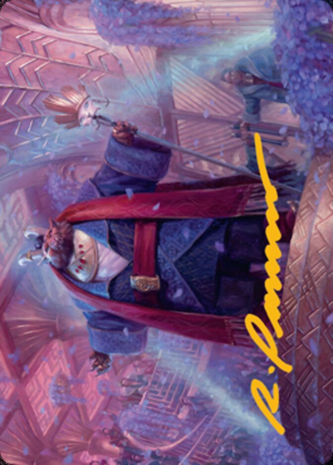 Jetmir, Nexus of Revels 1 Art Card (Gold-Stamped Signature) [Streets of New Capenna Art Series] MTG Single Magic: The Gathering | Red Claw Gaming