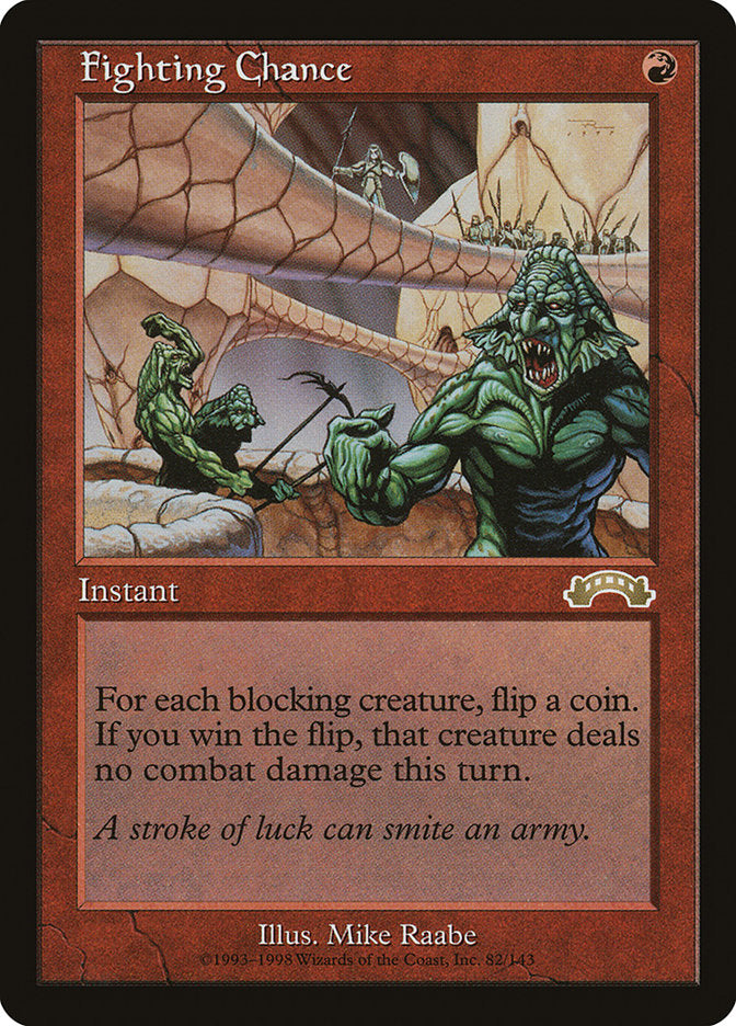 Fighting Chance [Exodus] MTG Single Magic: The Gathering | Red Claw Gaming