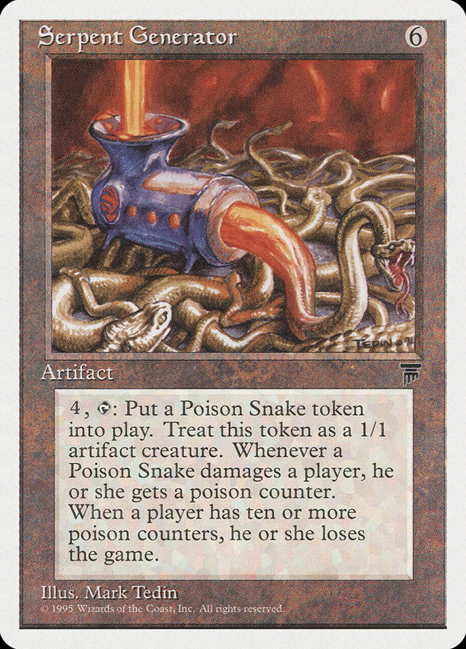 Serpent Generator [Chronicles] MTG Single Magic: The Gathering | Red Claw Gaming