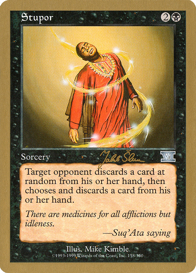 Stupor (Jakub Slemr) [World Championship Decks 1999] MTG Single Magic: The Gathering | Red Claw Gaming