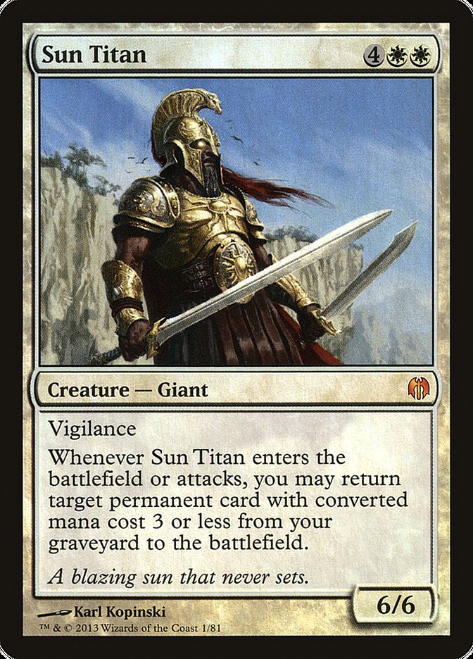 Sun Titan [Duel Decks: Heroes vs. Monsters] MTG Single Magic: The Gathering    | Red Claw Gaming