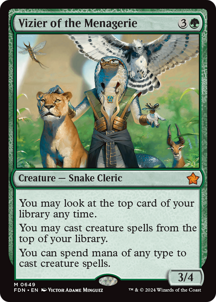 Vizier of the Menagerie [Foundations] MTG Single Magic: The Gathering | Red Claw Gaming