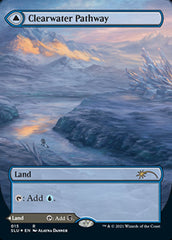 Clearwater Pathway // Murkwater Pathway (Borderless) [Secret Lair: Ultimate Edition 2] MTG Single Magic: The Gathering | Red Claw Gaming