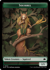 Squirrel // Starscape Cleric Double-Sided Token [Bloomburrow Tokens] MTG Single Magic: The Gathering | Red Claw Gaming