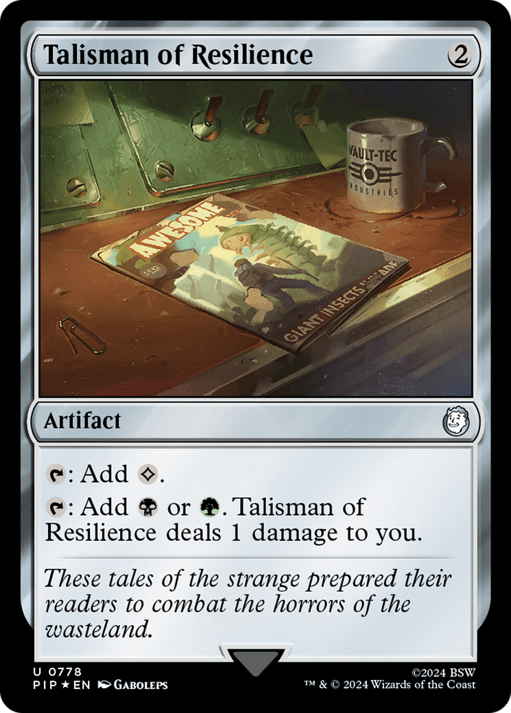 Talisman of Resilience (Surge Foil) [Fallout] MTG Single Magic: The Gathering | Red Claw Gaming