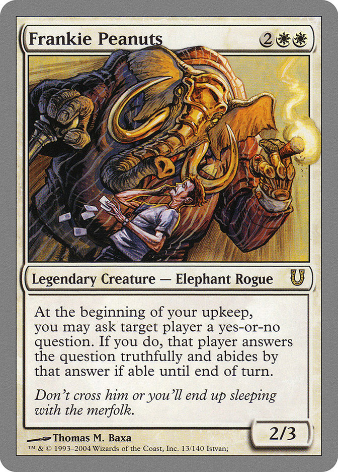 Frankie Peanuts [Unhinged] MTG Single Magic: The Gathering | Red Claw Gaming