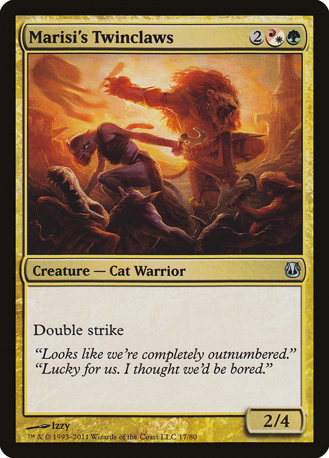Marisi's Twinclaws [Duel Decks: Ajani vs. Nicol Bolas] MTG Single Magic: The Gathering | Red Claw Gaming