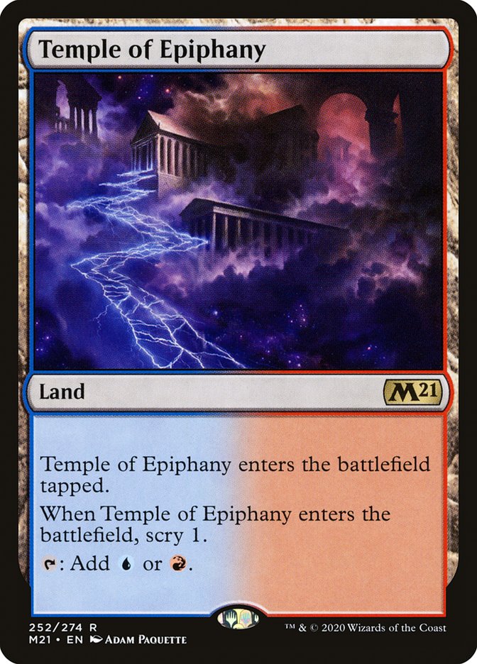 Temple of Epiphany [Core Set 2021] MTG Single Magic: The Gathering | Red Claw Gaming