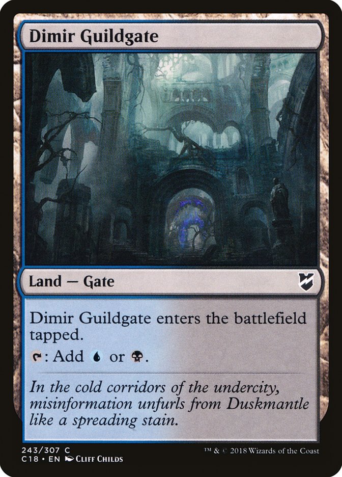 Dimir Guildgate [Commander 2018] MTG Single Magic: The Gathering | Red Claw Gaming