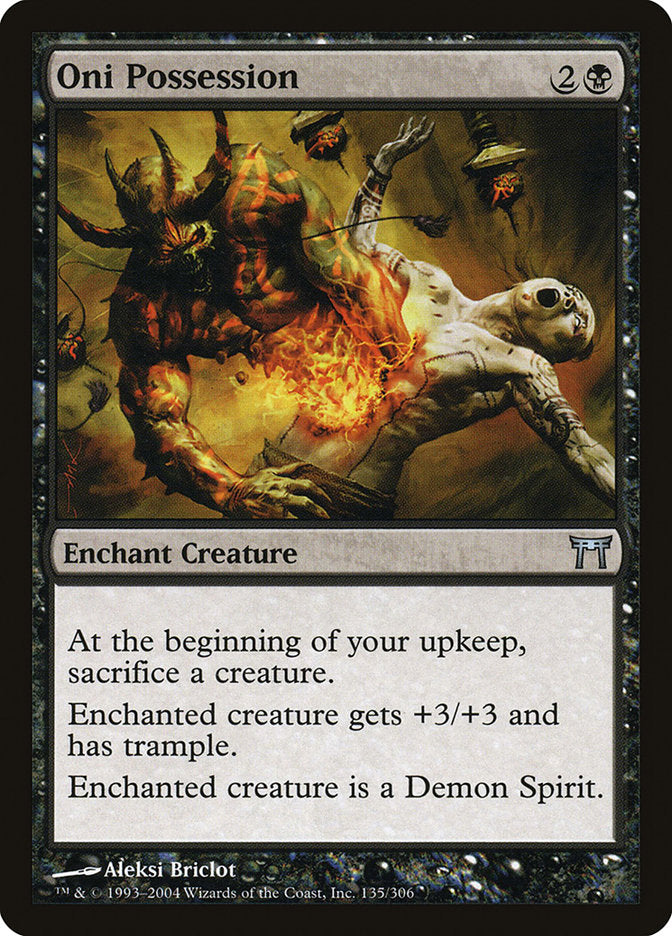 Oni Possession [Champions of Kamigawa] MTG Single Magic: The Gathering | Red Claw Gaming