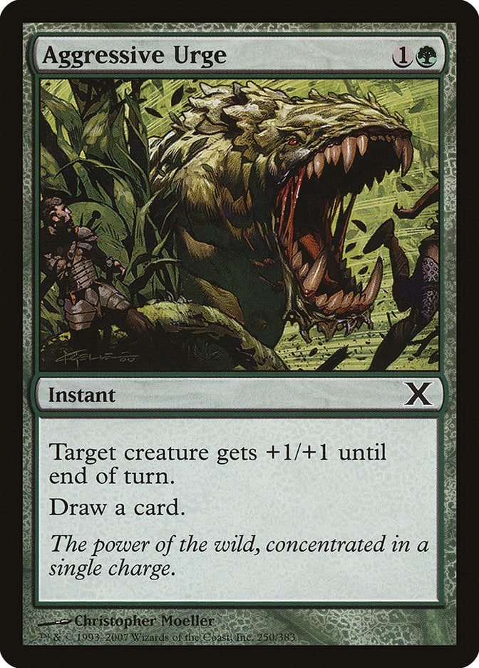 Aggressive Urge [Tenth Edition] MTG Single Magic: The Gathering | Red Claw Gaming