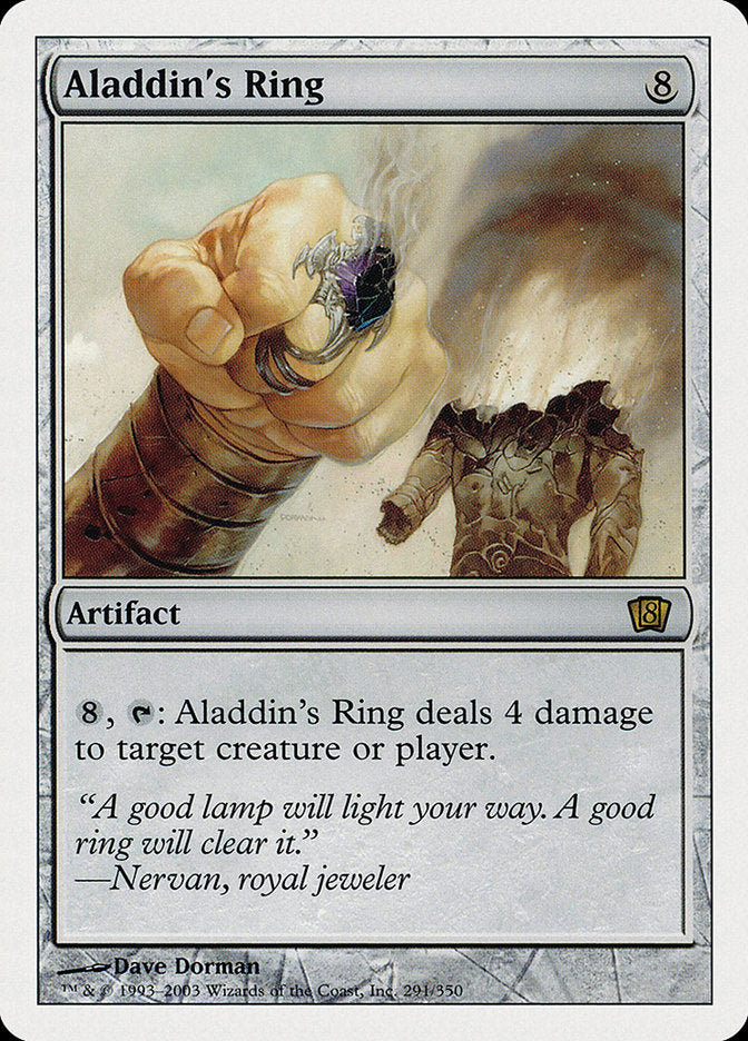 Aladdin's Ring [Eighth Edition] MTG Single Magic: The Gathering | Red Claw Gaming